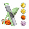 Safe Mandoline Slicer for Kitchen,Freely Adjustable Food Chopper,Kitchen Must Haves Vegetable Chopper,Potato Onion Carrot Cucumber Slicer - Green