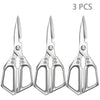 Stainless Steel Kitchen Shears Multifunctional Stainless Steel Kitchen Tools Cutting Vegetables Meat Fish Food Scissors - 3Pcs