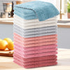 Household clean Set of 12 or18 piece, Soft and Highly Absorbent, Perfect for Kitchen and Bathroom, Multi functional for Home Use - 12pcs