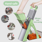 Safe Mandoline Slicer for Kitchen,Freely Adjustable Food Chopper,Kitchen Must Haves Vegetable Chopper,Potato Onion Carrot Cucumber Slicer