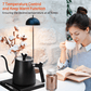 Gooseneck Electric Kettle Temperature Control & Keep Warm, 7 TEMP Control Electric Kettles for Boiling Water,Quickly Heating Kettle Electric Stainless Steel for Coffee & Tea, 800W/1L