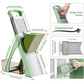 Safe Mandoline Slicer for Kitchen,Freely Adjustable Food Chopper,Kitchen Must Haves Vegetable Chopper,Potato Onion Carrot Cucumber Slicer