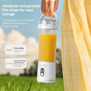Personal Portable Cordless Blender for Shakes and Smoothies and Juice,21 Oz USB-C Rechargeable Mini Mixer with Extra Lid for Travel, Office, Gym