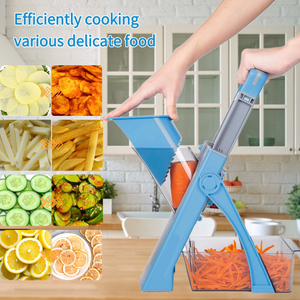 Safe Mandoline Slicer for Kitchen,Freely Adjustable Food Chopper,Kitchen Must Haves Vegetable Chopper,Potato Onion Carrot Cucumber Slicer