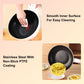 Electric Hot Pot Non-Stick Frying Pan Portable Rapid Noodles Cooker With Long Handle Steamer Spatula Dual Power Control Overheat Dry-Boil Protection For College Dorm Room Essential For Food Prepare