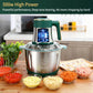 Food Processor,5-Speed Electric Food Chopper,Meat Grinder 5L(20Cups) with two 6-blade sets,500w Powerful Vegetable Chopper Used for Dough Mixing,Meat, Nuts, Fruits, Garlic And Vegetables