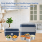 Electric Lunch Box for Adults, 200W Heated Lunch Containers 2.4L(10Cups) Stainless Steel Electric Food Warmer,4 bowls Double Layer Quick Heatable Lunchbox for Office/home