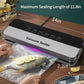 Vacuum Sealer for Food with 30 Vacuum Sealer Bags,Dry/Moist Compact Full Automatic Food Sealer, Precision Suction Power 6-in-1