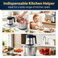 Food Processor,5-Speed Electric Food Chopper,Meat Grinder 5L(20Cups) with two 6-blade sets,500w Powerful Vegetable Chopper Used for Dough Mixing,Meat, Nuts, Fruits, Garlic And Vegetables