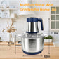 Food Processor,5-Speed Electric Food Chopper,Meat Grinder 5L(20Cups) with two 6-blade sets,500w Powerful Vegetable Chopper Used for Dough Mixing,Meat, Nuts, Fruits, Garlic And Vegetables