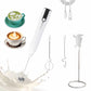 Rechargeable Milk Frother Handheld,Kitchen Essentials Hand Mixer with 3 Stainless Whisks Heads,Electric Whisk Frother for Latte, Cappuccino,Macchiato,Matcha, Egg, Milk Powder,with Stand