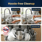 Food Processor,5-Speed Electric Food Chopper,Meat Grinder 5L(20Cups) with two 6-blade sets,500w Powerful Vegetable Chopper Used for Dough Mixing,Meat, Nuts, Fruits, Garlic And Vegetables