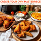 2.5L 1500W Electric Deep Fryer, Stainless Steel Countertop Home Fryer with Basket for Fried Chicken, Fries & Wings