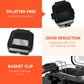 2.5L 1500W Electric Deep Fryer, Stainless Steel Countertop Home Fryer with Basket for Fried Chicken, Fries & Wings