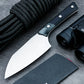 Ultra Sharp Full Chef Knife D2 Steel 4.17-Inch Blade Ambidextrous G10 Fiber Aluminum Handle Matte Finish Waterproof Kitchens