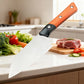 Ultra Sharp Full Chef Knife D2 Steel 4.17-Inch Blade Ambidextrous G10 Fiber Aluminum Handle Matte Finish Waterproof Kitchens
