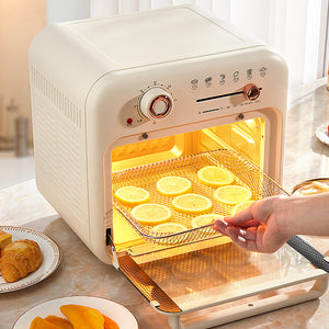 Electric Oven for Home Use, Multifunctional Baking and Air Frying 2-in-1 Machine, Fully Automatic, Large Capacity Air Fryer Oven