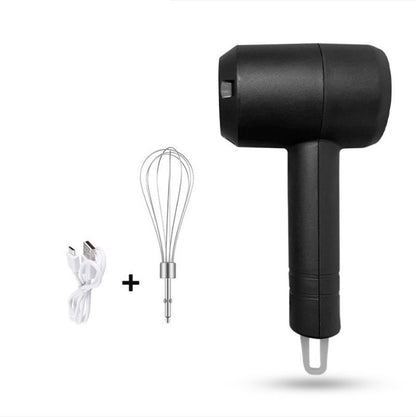 Electric Hand Mixer for Home Baking – Compact Handheld Egg Beater for Whipping Cream, Egg Whites, and Dough