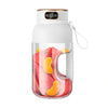 1000ML Portable Juicer Blender Fruit Juicer USB Charging Lemon Orange Fruit Juicing Cup Smoothie Blender Machine Kitchen Tools - White