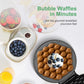 Bubble Waffle Maker, Efficient 950W Electric, 7" Non-Stick Griddle, Perfect for Creative Ice Cream Desserts