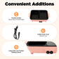 2-in-1 Electric Hot Pot with Griddle Tabletop Non-stick Pan Vegetable Grill Cooker BBQ Shabu Pot Household Noodles Cooking Pot