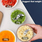 Electric Garlic Chopper, Mini Food Processor & Food Chopper for Kitchen, Portable Cordless Garlic Mincer with 6 Stainless Steel Blades, Small Vegetable Chopper for Onion Salad