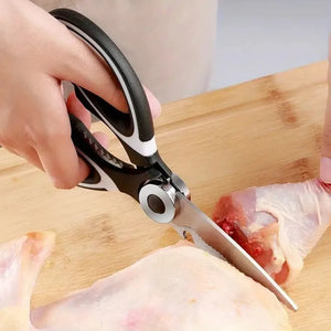 Multi-Purpose Scissors (1pc) - Kitchen Shears & Crafting Tool for Cooking, Gift Wrapping & DIY
