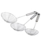 Stainless Steel Fine Mesh Skimmer Spoon Multi-Function Spider Strainer with Long Handle for Cooking Frying and Noodle Straining