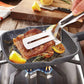 2-Pack Long Kitchen Tongs – Stainless Steel Heat-Resistant Turner Set for Grilling, Frying & Oven Use