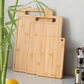 Bamboo Cutting Board - Thickened Kitchen Chopping Board for Meat, Vegetables & Fruit