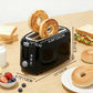 4 Slice Extra Long Slot Toaster with 6 Browning Levels & Defrost/Reheat Functions