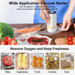 Vacuum Sealer Pump Electric Air Pump for Food Fresh-Keeping Rechargeable Vacuum Bag Sealer Automatic Vacuum Compression Machine