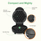 Bubble Waffle Maker, Efficient 950W Electric, 7" Non-Stick Griddle, Perfect for Creative Ice Cream Desserts