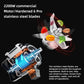 2L Auto Professional Blender - BPA-Free, Smoothie, Juicer & Ice Crusher