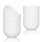 10 Ounce Porcelain Bowls Set 8 Pack Premium White Ceramic Bowls for Cereal, Soup, Salad, Pasta, Microwave & Dishwasher Safe