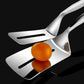 10-Inch 304 Stainless Steel Steak Tongs: Multi-Purpose Food Clip for Grilling, Serving & Cooking