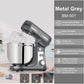 Kitchen Food Stand Mixer, Blender, Quiet Motor, Cream Egg Whisk, Whip Dough Kneader, 6-Speed, 1200 W, 6 L, DC