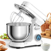 5L Kitchen Food Stand Mixer, 1200W 11-Speeds DC Motor, Digital OLED Screen, Electric Food Mixer with Dough Hook, Whisk - White