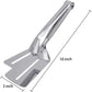 10-Inch 304 Stainless Steel Steak Tongs: Multi-Purpose Food Clip for Grilling, Serving & Cooking