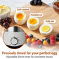 Egg Cooker with Timer - 14 Egg Capacity Electric Steamer for Hard Soft Boiled, Poached, Scrambled Eggs & Omelets, Auto Shut Off