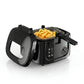 1500W Electric Deep Fryer with Adjustable Temperature Control, 2.5L Non-Stick Basket & Viewing Window, Removable Lid