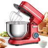 5L Kitchen Food Stand Mixer, 1200W 11-Speeds DC Motor, Digital OLED Screen, Electric Food Mixer with Dough Hook, Whisk - Red