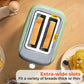 2 Slice Wide Slot Toaster with 7 Preset Temperature and Defrost Small Household Bread Maker Sandwich Maker Toaster