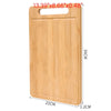 Bamboo Cutting Board - Thickened Kitchen Chopping Board for Meat, Vegetables & Fruit - L 34CMx22CMx1.2CM