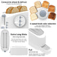 4 Slice Extra Long Slot Toaster with 6 Browning Levels & Defrost/Reheat Functions