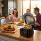 1500W Electric Deep Fryer with Adjustable Temperature Control, 2.5L Non-Stick Basket & Viewing Window, Removable Lid