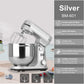 Kitchen Food Stand Mixer, Blender, Quiet Motor, Cream Egg Whisk, Whip Dough Kneader, 6-Speed, 1200 W, 6 L, DC