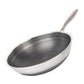 316 Stainless Steel Wok Pan Nonstick Honeycomb Wok Pan Large Deep Stir Frying Pan Skillet With Handle Induction & Gas Stove Compatible