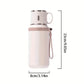600ml Stainless Steel Coffee Cup Travel Thermal Mug Leak-Proof Thermos Bottle Tea Coffee Mug Office Business Style Thermos