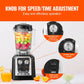 Professional Blender, Commercial Countertop Blenders, 68 Oz Jar Blender Combo, Stainless Steel 3 Functions Blender, For Frozen Drinks, Shakes, Smoothies, Peree, And Crush Ice